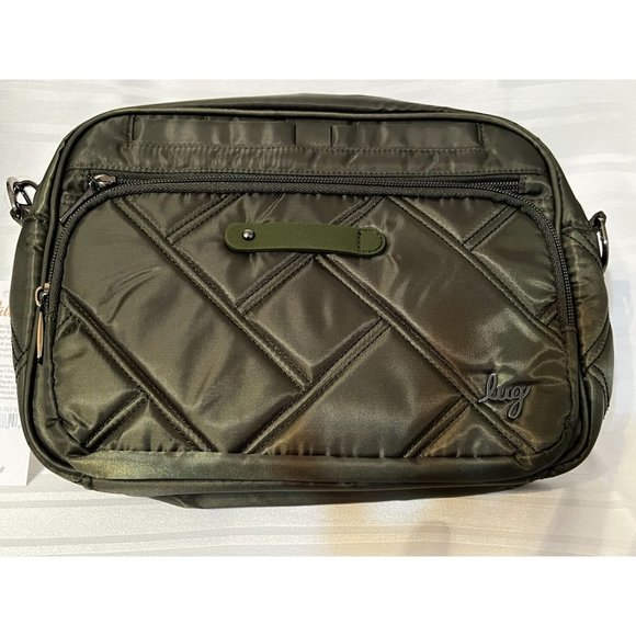 lug Bags Lug Nwt Carousel Xl 2 With Charm Bar Olive Green Poshmark